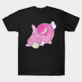 Space Alien Bunny Pink T-Shirt